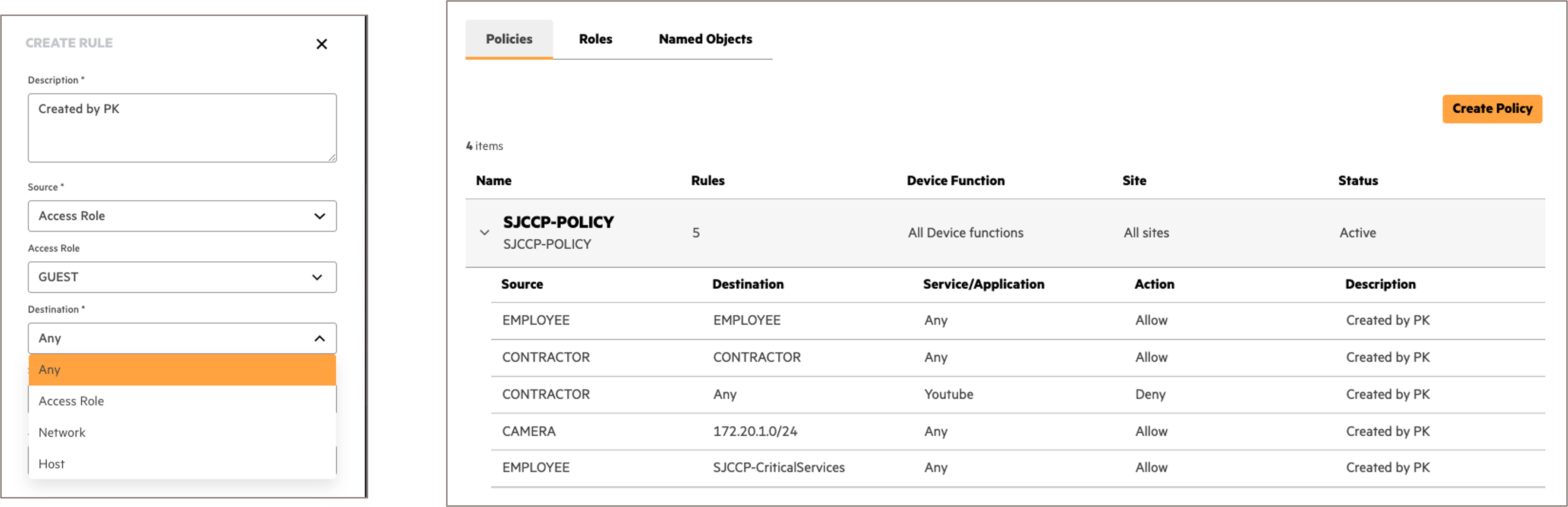NetConductor policy