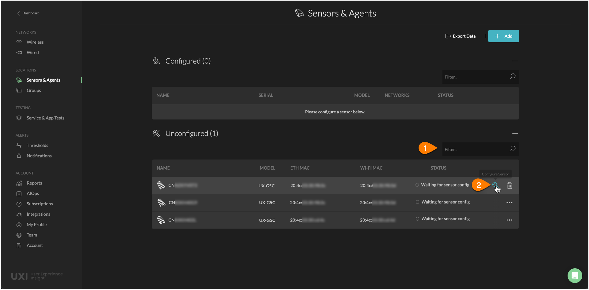 Sensors and Agents